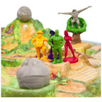 Jumanji Stampede 3D Adventure Cooperative Board Game - Immersive Interactive Tabletop Game with 3D Moving Traps and Rhino Mountain for Families, Kids, and Fans Ages 8+