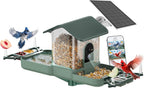KUIKEO Smart Bird Feeder and Bath 2-in-1 with Dual 2K HD Cameras