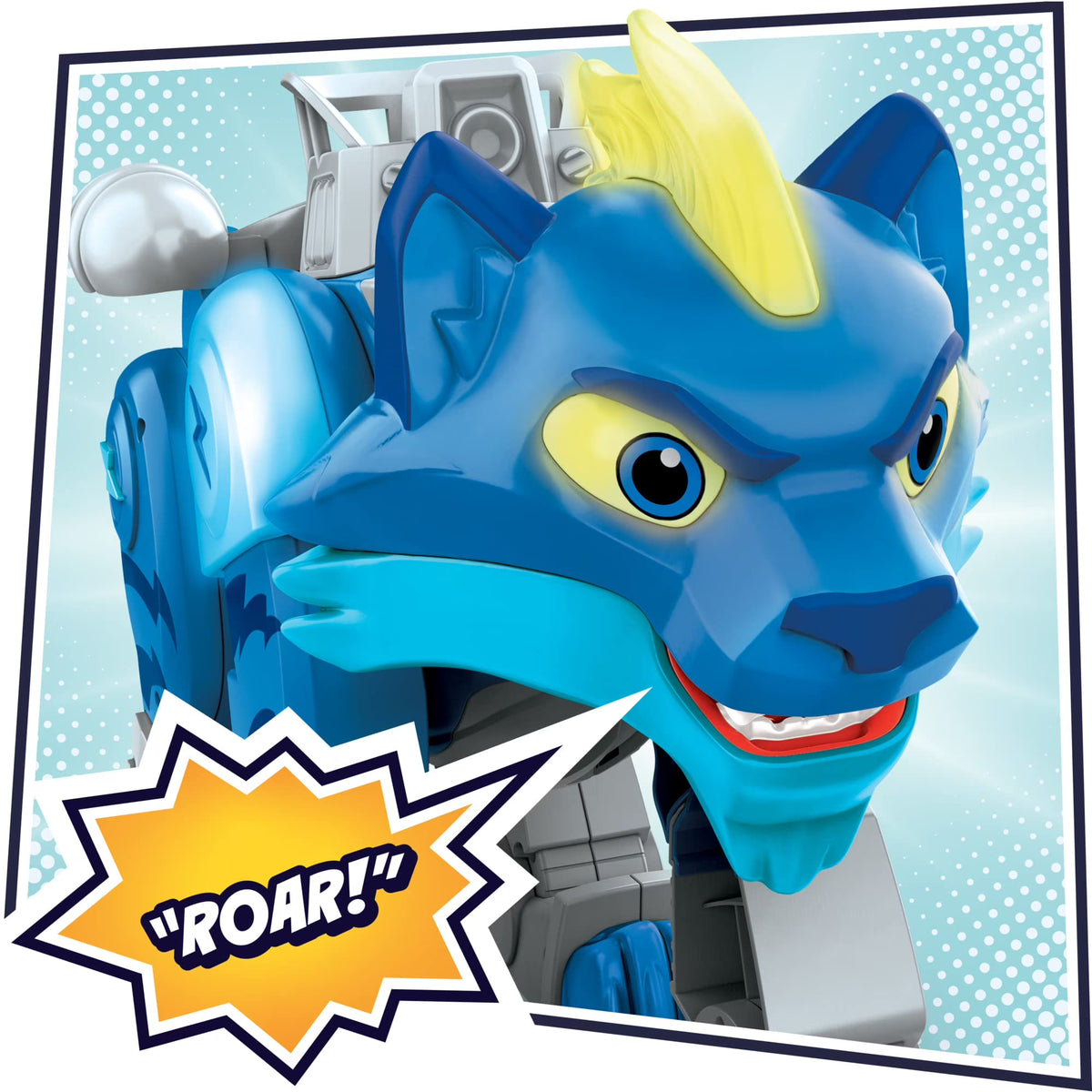 Hasbro PJ Masks Animal Power Charge and Roar Power Cat - Motorized Interactive Toy with 20+ Lights and Sounds, Hero ID Technology and Catboy Action Figure
