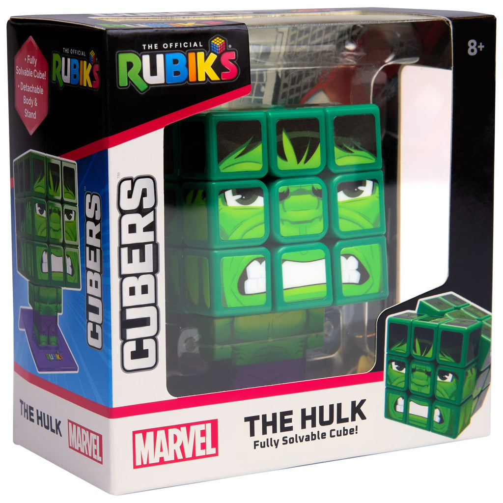 Rubik's x Marvel Cubers 3x3 Hulk Edition - Collectible Superhero