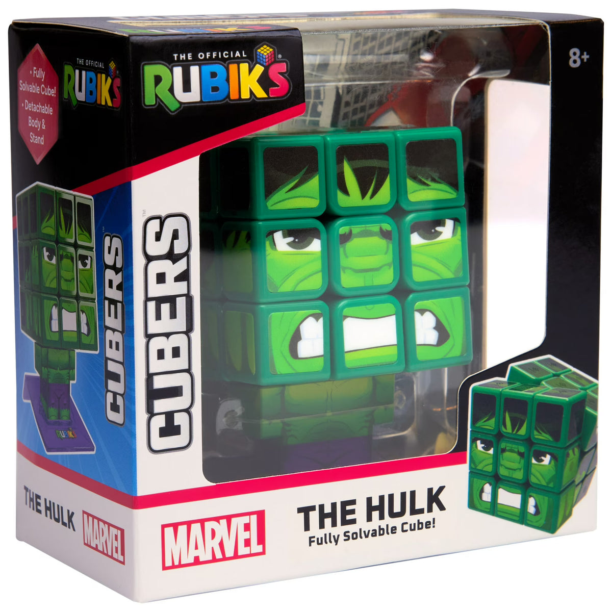 Rubik's x Marvel Cubers 3x3 Hulk Edition - Collectible Superhero