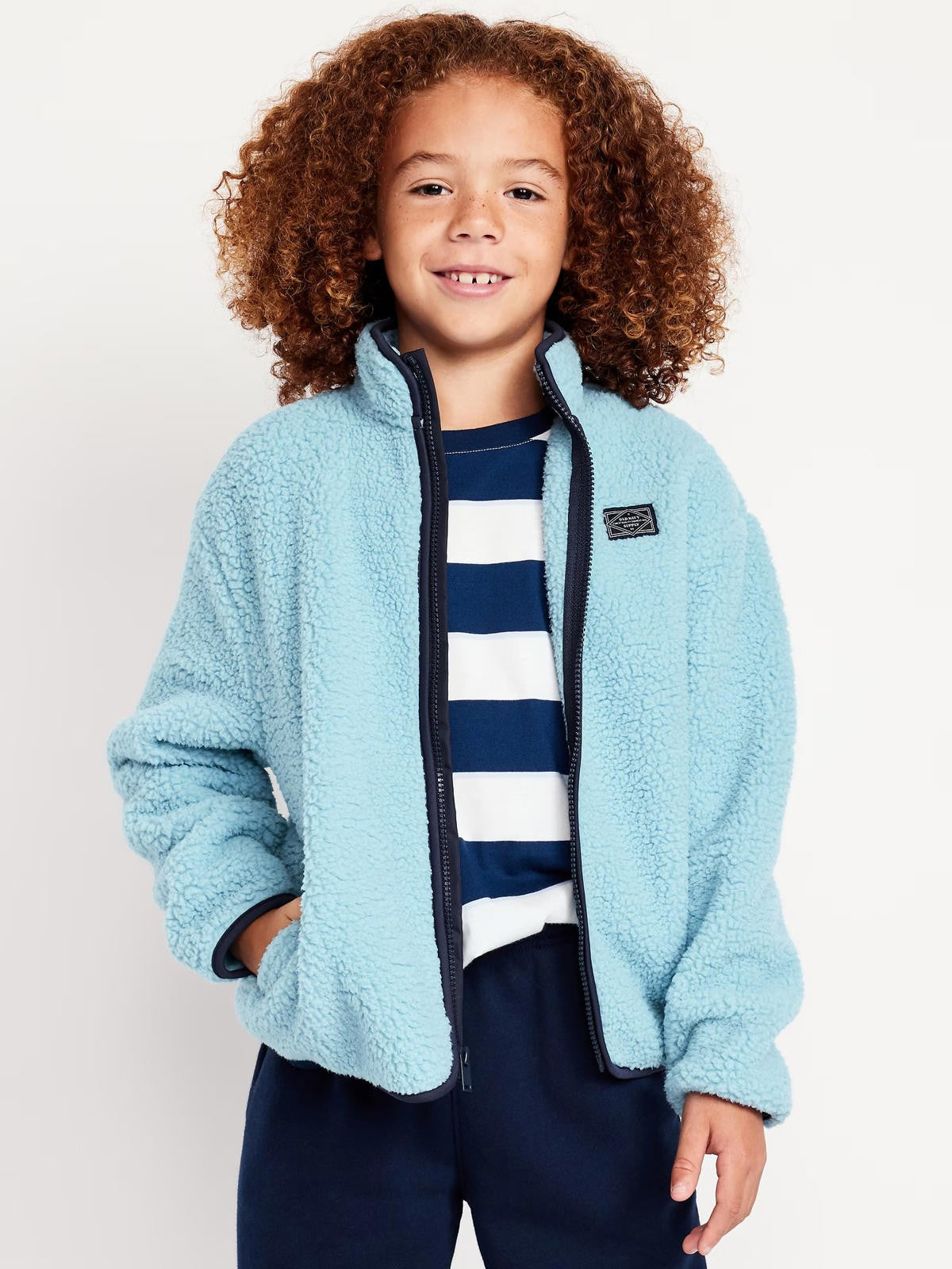 Abrigo Infantil Azul de Sherpa