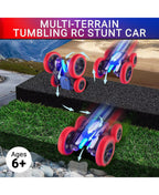 Force1 Tornado+ LED remote control car racing off-road on grass and dirt background