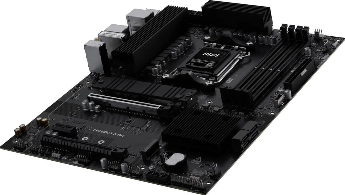 MSI PRO B850 ATX Motherboard (Socket AM5) - AMD Ryzen 9000/8000/7000 Ready, DDR5 8200+ (OC), Lightning Gen5 M.2, 2.5G LAN, Wi-Fi 6E, EZ DIY Design