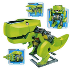 DIY 4 in 1 Solar Powered Robot Dinosaur building kit showcasing the four different model variations