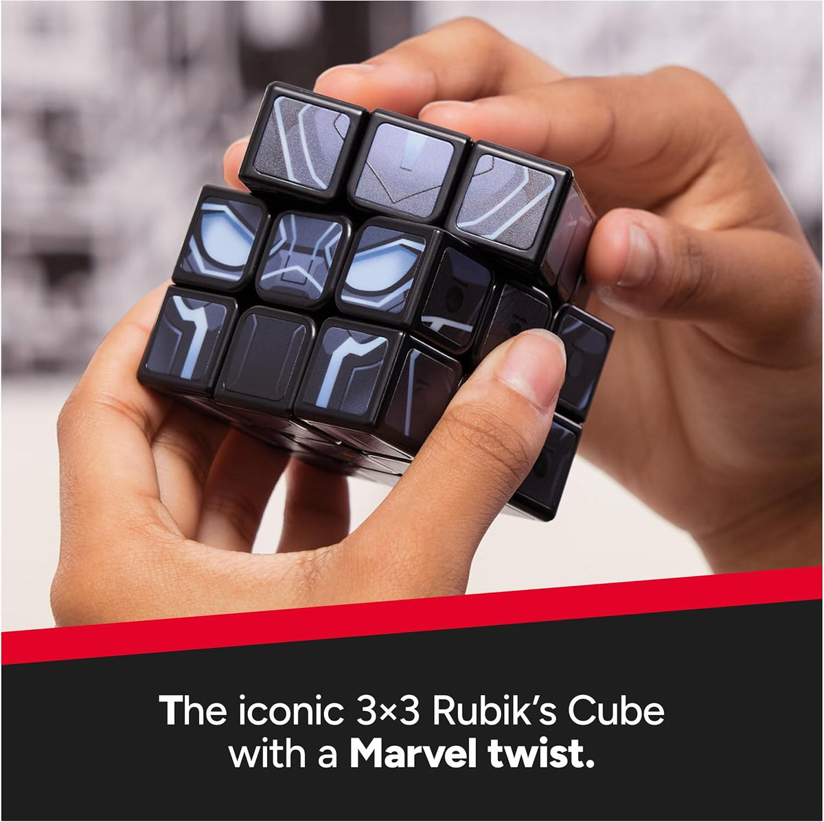 Rubik's Cube Black Panther Cuber 3x3 Puzzle Game