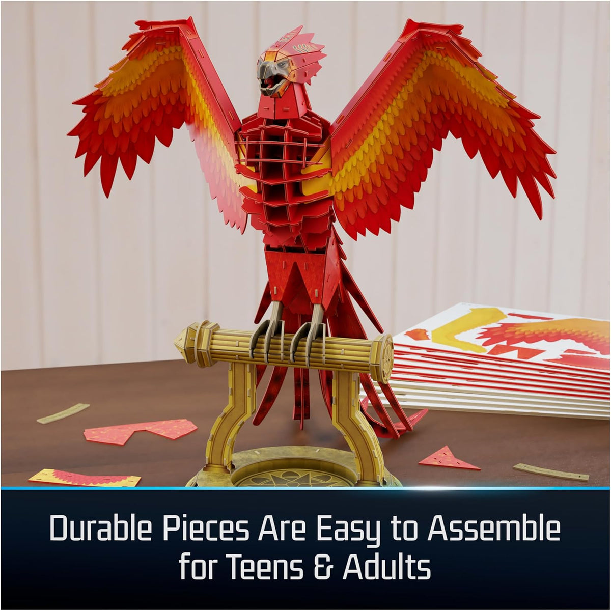 4D Build Harry Potter Fawkes the Phoenix 3D Model Kit - 172-Piece