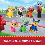PAW Patrol Fire Rescue Team Pack - 7-Piece Collectible Toy Figures Gift Set Featuring Ryder, Chase, Marshall, Skye, Rubble, Rocky & Zuma for Kids Ages 3+