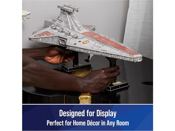 4D Build Star Wars Venator-Class Republic Attack Cruiser Deluxe 3D Model Kit