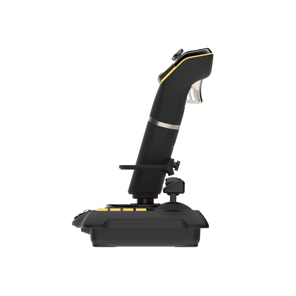 VelocityOne Flightstick Universal Simulation Controller - High-Precision Non-Contact Joystick with Integrated OLED Flight Display, Customizable Throttle, and RGB Lighting for Xbox Series X|S, Xbox One & PC