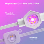 Nanoleaf Smart Matter Multicolor Permanent Outdoor Lights Expansion - 16.4ft (5m)