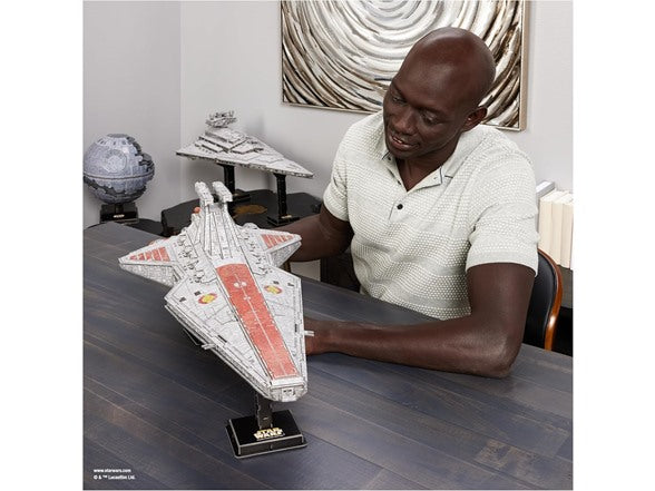 4D Build Star Wars Venator-Class Republic Attack Cruiser Deluxe 3D Model Kit