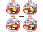 Demonstration of stacking three different sized Marvel Tsum Tsum mini figures on top of each other