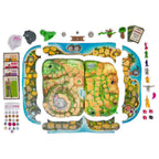 Jumanji Stampede 3D Adventure Cooperative Board Game - Immersive Interactive Tabletop Game with 3D Moving Traps and Rhino Mountain for Families, Kids, and Fans Ages 8+