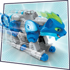 PJ Masks Cat Stripe King toy rearing up on hind legs with glowing blue LED lights