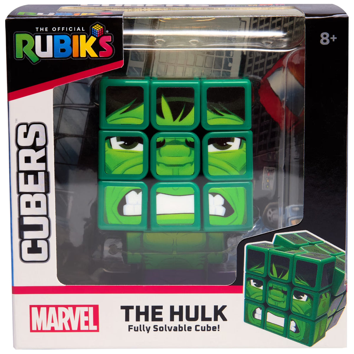 Rubik's x Marvel Cubers 3x3 Hulk Edition - Collectible Superhero