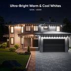 Nanoleaf Smart Matter Multicolor Permanent Outdoor Lights Expansion - 16.4ft (5m)
