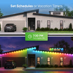 Nanoleaf Smart Matter Multicolor Permanent Outdoor Lights Expansion - 16.4ft (5m)